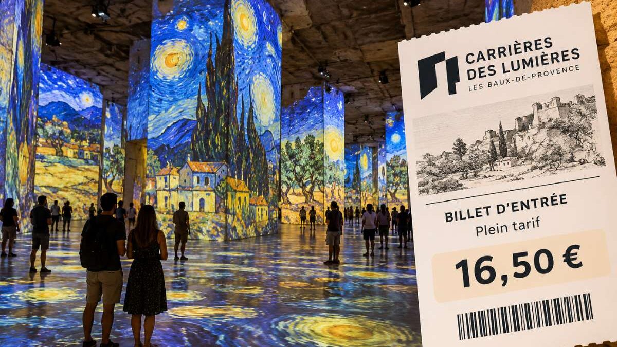 Billets et tarifs des Carrières de Lumières : combien coûte l&rsquo;entrée ?